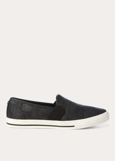 Ralph Lauren Jinny Woven Slip-On Sneakers Dame Danmark (IFRCM1685)